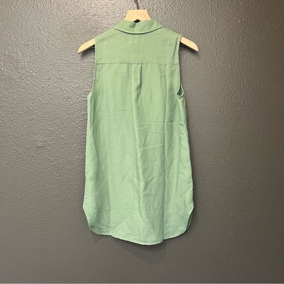 Onia Air Linen Sleeveless Shirtdress - Picture 7 of 16